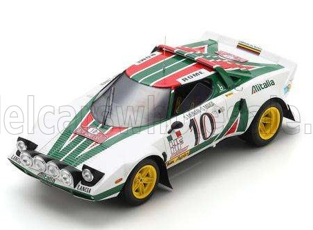 LANCIA Stratos Hf Team Alitalia (night Version)  №10 Winner Rally Montecarlo Sandro Munari - Silvio Maiga (1976), White Green Red