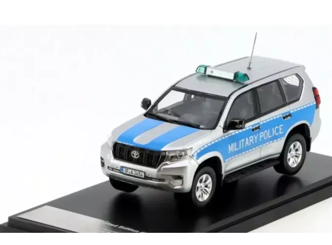 TOYOTA Land Cruiser Prado German Military Police (2018), silver/blue