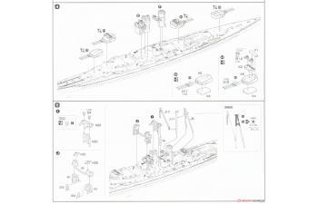 Сборная модель IJN Battleship Kongo (1944/Battle of Leyte Gulf)