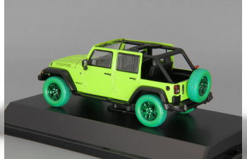 JEEP Wrangler 4х4 Unlimited "Moab Edition" (2013), gecko green (зеленые колёса!)