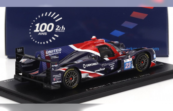 ORECA 07 Gibson Gk428 4.2l V8 Team United Autosports №23 24h Le Mans (2023) T.Blomqvist - O.Jarvis - J.Pierson, Blue Red