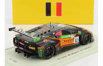 LAMBORGHINI Huracan Evo Gt3 Team Orange-1 Fff Racing №63 24h Spa (2020) D.Lind - M.Mapelli - A.Caldarelli, Black