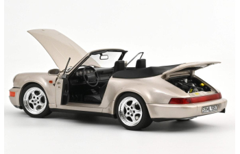 PORSCHE 911 964 Turbo LOOK Cabriolet (1992), silver