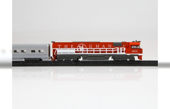 Локомотив NR75 и два вагона "THE GHAN" (Аделаида-Дарвин) 1980