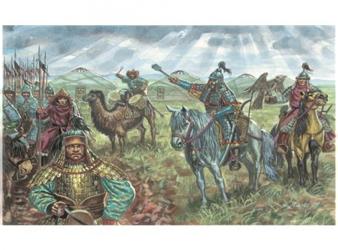 Сборная модель Солдаты MONGOL CAVALRY (XIIIth CENTURY)