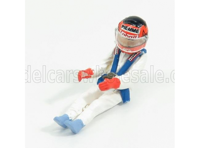 FIGURES Gilles Villeneuve For Ferrari 126c2 F1, White