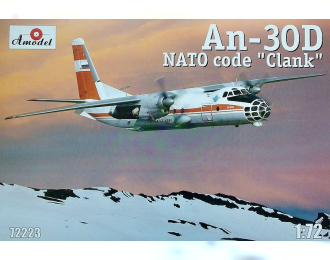 Сборная модель Советский самолёт воздушного наблюдения и аэрофотосъёмки Ан-30Д "Сибиряк"