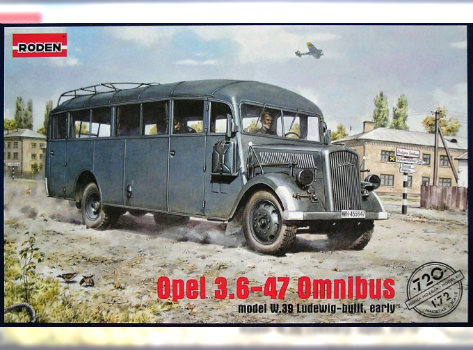 Сборная модель Немецкий штабной автобус Opel Blitz Omnibus W39