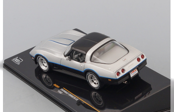 CHEVROLET Corvette C3 (1980), silver / black