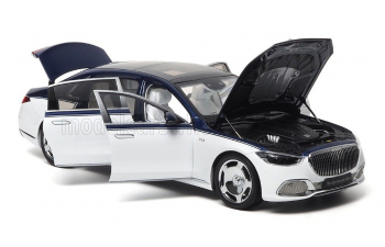 MERCEDES BENZ S-class S600 V12 Biturbo Maybach (2021), White Blue