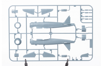 Сборная модель истребитель A6M2 Zero Model 21, ZERO ZERO ZERO! комбо (2 в 1)