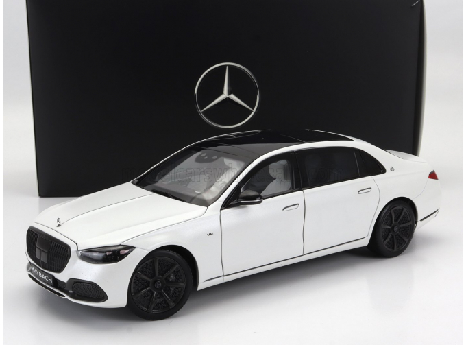 MERCEDES BENZ S-class S680 Maybach (x223) 4-matic Night Series (2019), Opalith White Magno Black