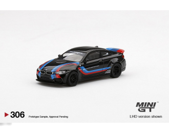 BMW M4 LB Works Black with M Stripes