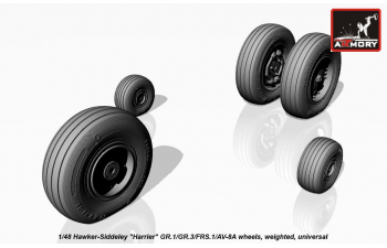 Колёса под нагрузкой для Hawker-Siddeley "Harrier" GR.1/GR.3/FRS. 1/AV-8A