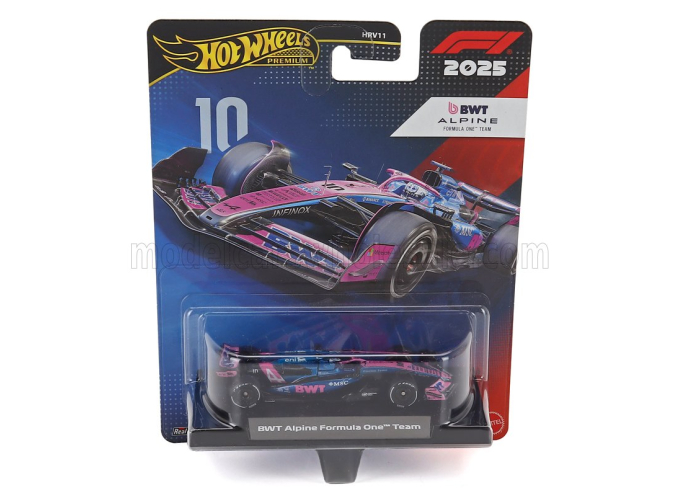 ALPINE F1 A525 Team Bwt Alpine №10 Season (2025) Pierre Gasly, Black Blue Pink
