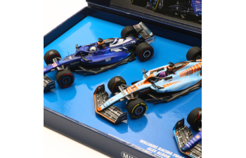 Набор из четырех моделей WILLIAMS FW45 Williams Racing Formula 1 Alex Albon (2023)