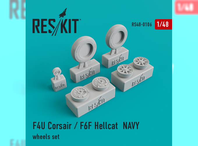 Колеса F4U Corsair/F6F Hellcat Navy Wheels Set