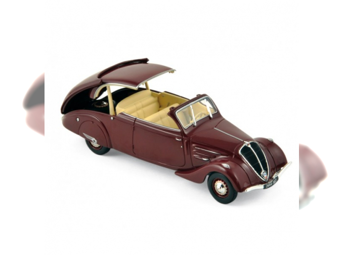 PEUGEOT 402 Eclipse Coupe Cabriolet (1937), dark red