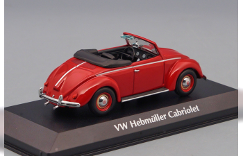 VOLKSWAGEN Hebmüller Cabriolet (1950), red