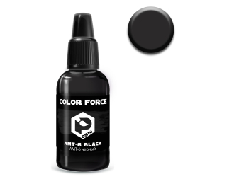 Краска акриловая AERO АМТ-6 черный (AMT-6 black), 18 мл