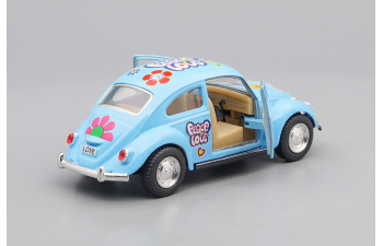 VOLKSWAGEN Classical Beetle Peace and Love (1967), blue