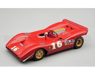 FERRARI 612 CAN-AM N 16 3rd MID-OHIO Chris Amon (1969), red