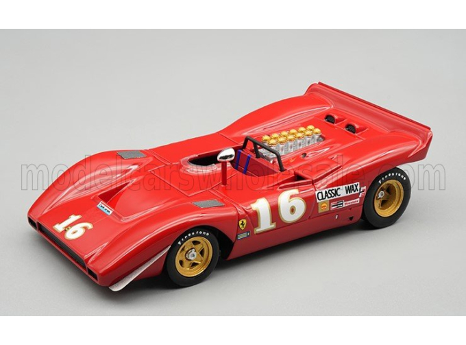 FERRARI 612 CAN-AM N 16 3rd MID-OHIO Chris Amon (1969), red