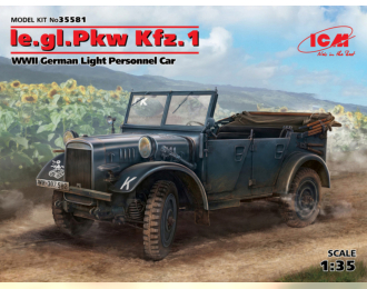 Сборная модель le.gl.Einheits-Pkw Kfz.1, Германский легкий внедорожный автомобиль ІІ МВ