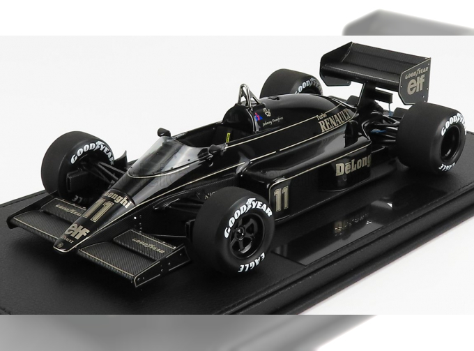 LOTUS F1 98t Team John Player Special N 11 Season 1986 Johnny Dumfries - Con Vetrina - With Showcase, Black