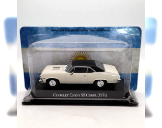 CHEVROLET Chevy SS Coupe (1971), white / black