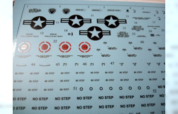 Декаль A-10A Thunderbolt stencils