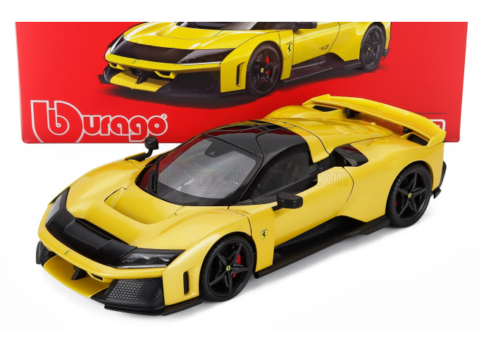 FERRARI F80 2024 - Black Wheels, Giallo Tristrato - Yellow Met