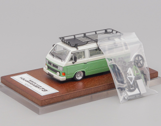 VOLKSWAGEN T3, green / cream