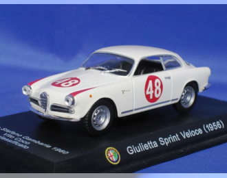 ALFA ROMEO Giulietta Sprint Veloce #48 Santo Stefano Gambarie (1956), white