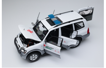 MITSUBISHI Pajero V73 Beijing Red Cross Rescue Service Center, white