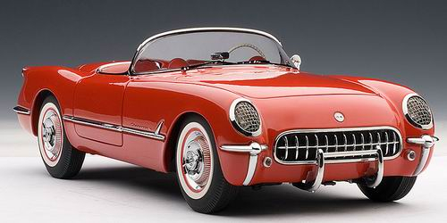 CHEVROLET Corvette 1954, red