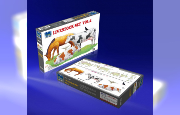 Сборная модель Livestock Set Vol.2 (Домашние животные, 2 часть)