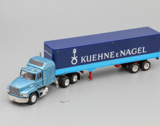 MACK Tractor Trailer Kuehne & Nagel, blue