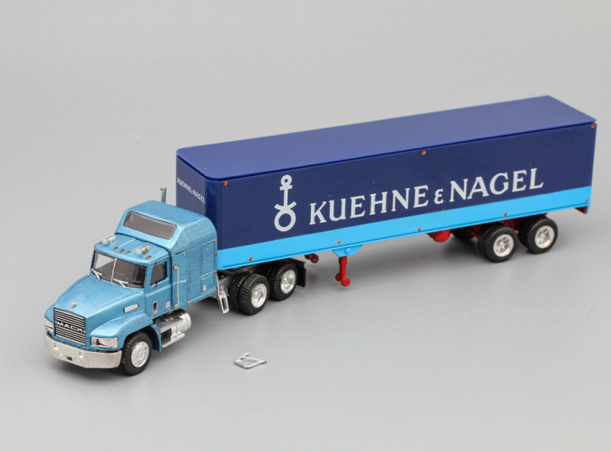 MACK Tractor Trailer Kuehne & Nagel, blue