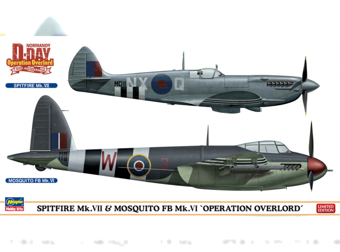 Сборная модель Spitfire MK VII & Mosquito MK VI Combo (2 модели) Limited Edition