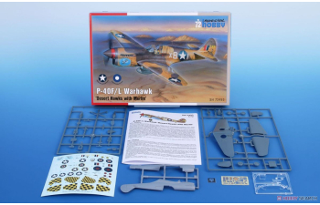 Сборная модель P-40F/L Warhawk 'Desert Hawks With Merlin'