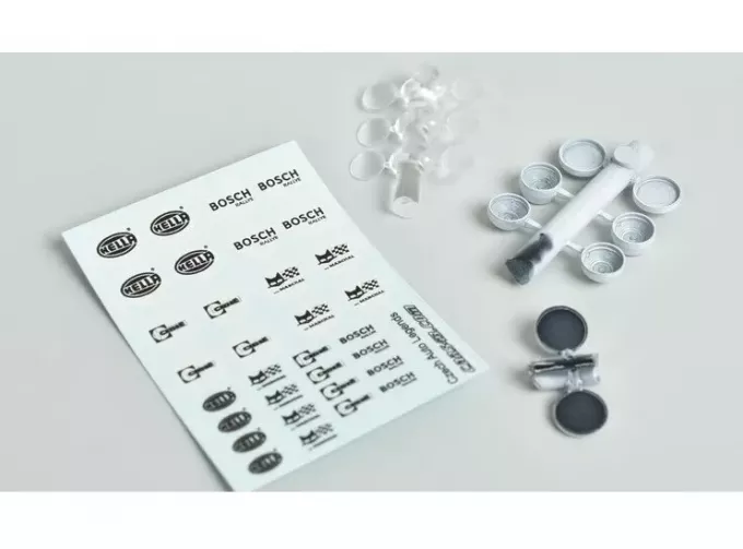 Комплект дополнительных фонарей белое стекло