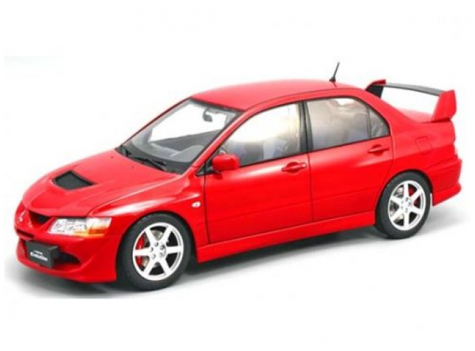 Mitsubishi Lancer Evolution VIII, red