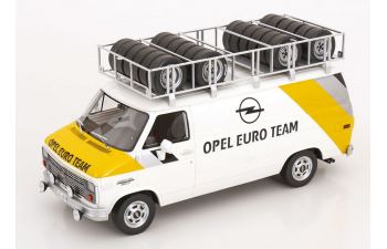 CHEVROLET G30 Van с прицепом + OPEL TDC Manta Gr B Rally Frequelin/Tilber (1984)