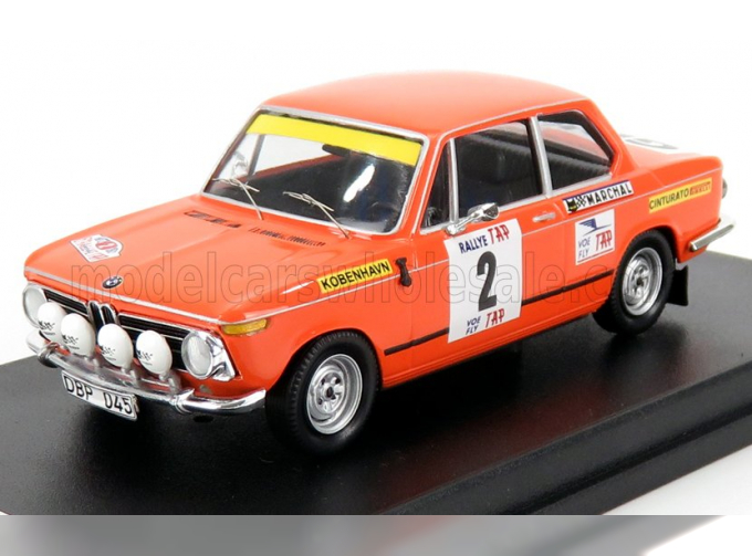 BMW 2002ti (night Version) №2 Rally Tap (1972) L.asterhag - C.bilstam, Orange