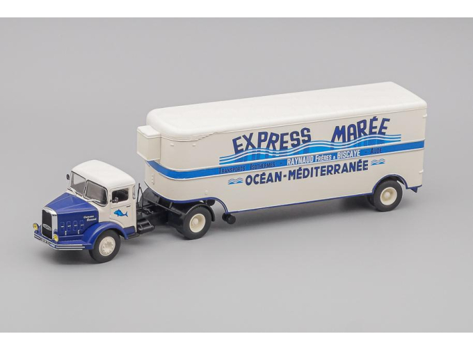 BERNARD 150mb Truck Semi-frigo Express Maree Transports (1951), cream / blue