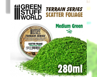 Листва цвет средний зеленый - 280 мл / Scatter Foliage - Medium Green - 280 ml