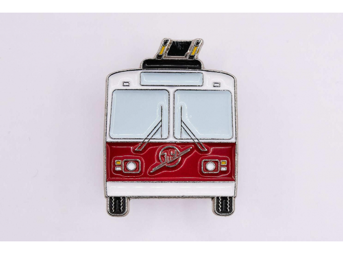 Значок "ЗиУ-682", красный