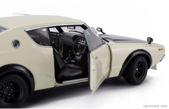 NISSAN Skyline 2000 Gt-r (kpgc110) Tuned Version Coupe (1973), White Black