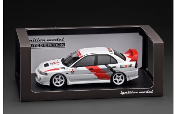 MITSUBISHI Lancer Evolution IV (CN9A), white rally decoration version